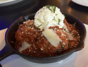 Meatballs appetizer ECB