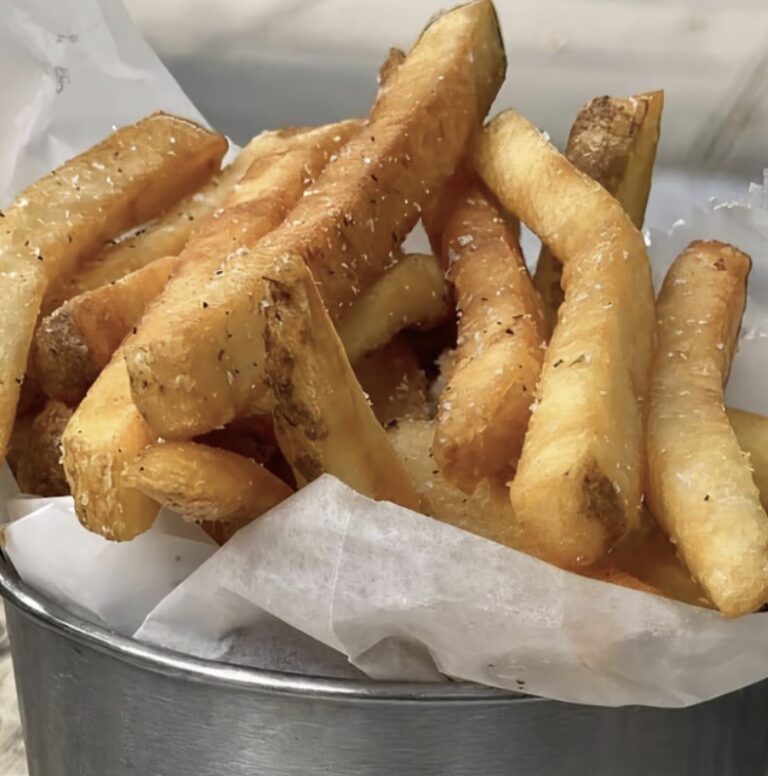 Hand-Cut Fries catering tray from ECB in Ridgewood, Queens